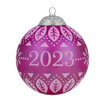 Enfeite de Natal Hallmark Keepsake 2023 Glass Ball Enfeite de Natal Hallmark Keepsake 2023 Glass Ball