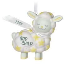 Enfeite de Natal Hallmark Keepsake 2023 Godchild Lamb