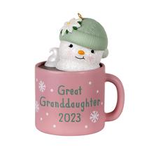Enfeite de Natal Hallmark Keepsake 2023 Hot Cocoa Caneca