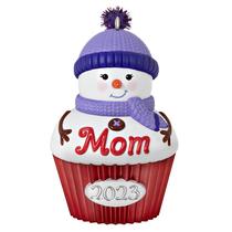 Enfeite de Natal Hallmark Keepsake 2023, Mom Cupcake, Fami