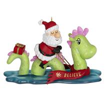 Enfeite de Natal Hallmark Keepsake 2023 Santa & Loch Ness Enfeite de Natal Hallmark Keepsake 2023 Santa & Loch Ness