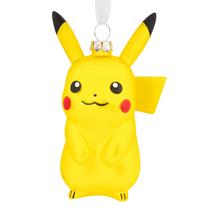 Enfeite de Natal Hallmark Pokémon Pikachu Blwn Glass