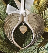 Enfeite de Natal K9King Angel Wings A Piece of My Heart Enfeite de Natal K9King Angel Wings A Piece of My Heart