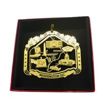 Enfeite de Natal Nations Treasures Washington D.C. Brass Enfeite de Natal Nations Treasures Washington D.C. Brass