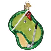 Enfeite de Natal Old World Putting Green Glass 44156 Enfeite de Natal Old World Putting Green Glass 44156