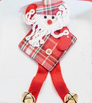 Enfeite de natal papai noel em feltro 25cm x 9,5cm ii - un Enfeite de natal papai noel em feltro 25cm x 9,5cm ii - un