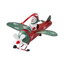 Enfeite De Natal Para Árvore De Natal Em Forma De Avião Do Papai Noel, Decoração Fofa De Caixa De