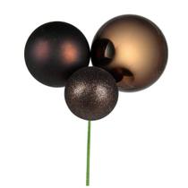 Enfeite de Natal Pick Vickerman 18 Chocolate Ball 12cm Enfeite de Natal Pick Vickerman 18 Chocolate Ball 12cm
