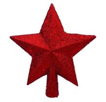 Enfeite de natal - Ponteira estrela c/ glitter 12cm(para arvore 0.60cm e 0.90cm) Enfeite de natal - Ponteira estrela c/ glitter 12cm(para arvore 0.60cm e 0.90cm)