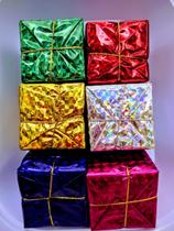 Enfeite de natal presentes wincy 5cm c/ 6 unid
