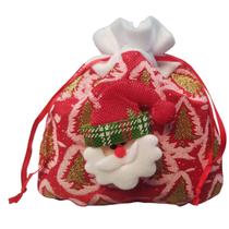 Enfeite de natal saco de presente - un