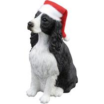 Enfeite de Natal Sandicast Preto Branco Springer Spaniel Enfeite de Natal Sandicast Preto Branco Springer Spaniel