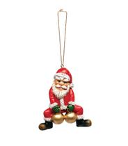 Enfeite de Natal Streamline Imagined Bad Santa Jingle Balls