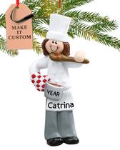 Enfeite de Natal, tradições natalinas, cozinheiro personalizado, 2024