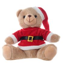 Enfeite de Natal Urso Pelúcia Vermelho 20cm