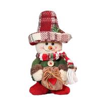 Enfeite De Natal Vermelho E Verde Papai Noel Boneco De Neve Decoração Suspensa Durável De Poliéster Enfeite De Natal Vermelho E Verde Papai Noel Boneco De Neve Decoração Suspensa Durável De Poliéster