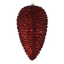 Enfeite de Natal Vickerman 10 Burgundy Matte Glitter