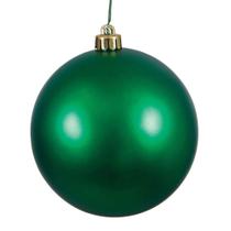 Enfeite de Natal Vickerman 8 Emerald Matte Ball Enfeite