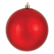 Enfeite de Natal Vickerman Bola Vermelha Brilhante 4 cm 6 unidades