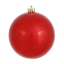 Enfeite de Natal Vickerman Red Candy Ball 25 cm de plástico