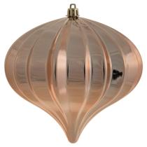 Enfeite de Natal Vickerman Rose Gold Onion, conjunto de 3