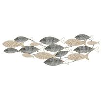 Enfeite De Parede Cardume De Peixes - Btc Enfeite De Parede Cardume De Peixes - Btc