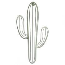 Enfeite de parede de metal cacto 51cm x 25,5cm x 4,5cm Enfeite de parede de metal cacto 51cm x 25,5cm x 4,5cm