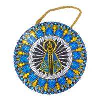 Enfeite de parede em cerâmica nossa senhora aparecida