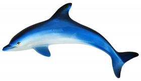 Enfeite de Parede Peixe Golfinho Pequeno Resina e Fibra