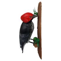 Enfeite De Parede Pica Pau De Resina Decoração Jardim