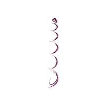 Enfeite de Parede Teto Serpentina Espiral Metalica Rose Decoração 100x200cm