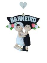 Enfeite de parta para banheiro Enfeite de parta para banheiro