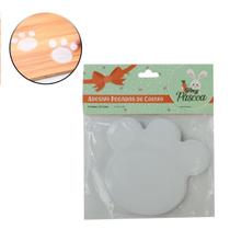 Enfeite de Páscoa Adesivo Pegada de Coelho 24 Pçs Enfeite de Páscoa Adesivo Pegada de Coelho 24 Pçs