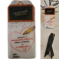 Enfeite de Porcelana Mesa Parede Professor Especial Presente Enfeite de Porcelana Mesa Parede Professor Especial Presente