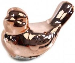 Enfeite De Porcelana Passarinho Dourado 5 Cm Enfeite De Porcelana Passarinho Dourado 5 Cm