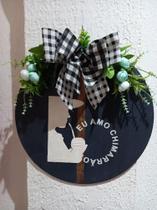 Enfeite de Porta "Eu amo chimarrão"