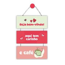 Enfeite de Porta Guirlanda de Apartamento Casa Apto Seja Bem Vindo Lar Sonho Benção Café Amor 36cm Enfeite de Porta Guirlanda de Apartamento Casa Apto Seja Bem Vindo Lar Sonho Benção Café Amor 36cm