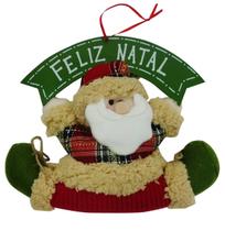 Enfeite de Porta Papai Noel Feliz Natal NIazitex Enfeite de Porta Papai Noel Feliz Natal NIazitex