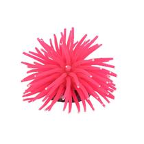 Enfeite de silicone soma anemona short rosa 6 cm