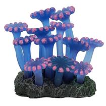 Enfeite de silicone soma coral zoanthus palithoa azul