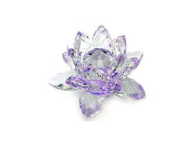 Enfeite Decoração Cristal Vidro Flor Lotus Sala Quarto - Lojas Novi