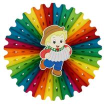 Enfeite Decoração Junina Colorida Balão Fogueira Menino São João