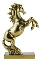 Enfeite Decoração Rack Sala Cavalo Dourado Pequeno - 12cm Enfeite Decoração Rack Sala Cavalo Dourado Pequeno - 12cm