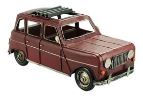 Enfeite Decoração Retrô Miniatura Carro Antigo - 31cm - Tascoinport