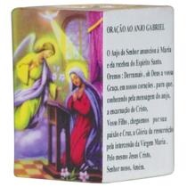 Enfeite Decorativo Arcanjo Gabriel Com Suporte Velas