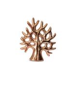 Enfeite Decorativo Árvore Da Vida Cerâmica Rosé 10X9Cm