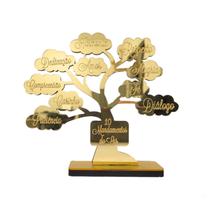 Enfeite Decorativo - Árvore da Vida - Decoração com Base de Mesa
