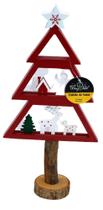 Enfeite Decorativo Árvore De Natal de Madeira 35cm-Wincy
