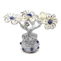 Enfeite Decorativo Árvore Olho Grego Tráz Sorte 13x8 cm Enfeite Decorativo Árvore Olho Grego Tráz Sorte 13x8 cm