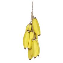 Enfeite decorativo bananas de madeira
